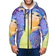 thumbnail image 6 of Lsque inside out 2 for Mens Full-zip Hoodie, Zip-up Pullover Hooded Sweatshirt, Kangaroo Pocket Hoodie Ideal for Daily Wear, Travel, and Home-Large, 6 of 8