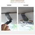 thumbnail image 4 of Magnetic Leather Sunglass Holder, Eyeglass Hanger Clip for Car Sun Visor, Suitable for Different Size Eyeglasses, 4 of 5