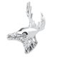 thumbnail image 1 of Broche de pin de cuello Fernando Ciervo Navidad Plata para Mujer, 1 of 8