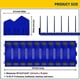 thumbnail image 2 of Plier Organizer Rack, 10-Slot Pliers Cutters Organizer Rack ,Tool Organizer, Tool Drawer Toolbox Org, 2 of 5