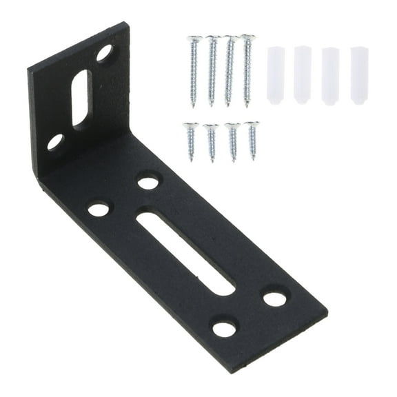 Cold Rolled Steel L-Shaped Shelf Brackets 40x80mm 60x120mm Metal Brackets Mounting Brackets for Shelf Brace