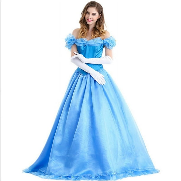 Disfraz de Cenicienta para fiesta de Halloween, disfraz de juego, uniforme, juego de rol, disfraz de escenario
