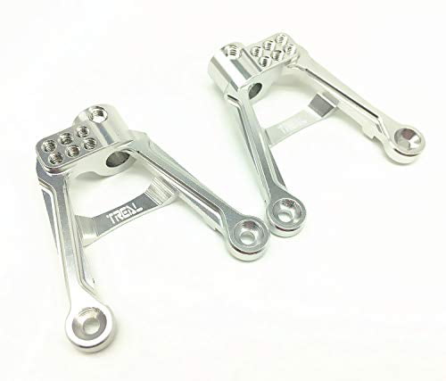 Treal Alloy Front Shock Tower for Axial 1/10 SCX10 II Silver 