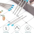 thumbnail image 3 of 50Pcs Replaceable Ballpoint Pen Refills Metal Refill Smooth Writing Pen Refills 1.0 mm Replacement, 3 of 5