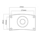 thumbnail image 3 of Greeniant Panel de toma de Audio para guitarra eléctrica Gibson TL, 1/4 , 6,35mm, montaje de conector de Audio cuadrado Type9 NO9 Greeniant OD0056-01, 3 of 6