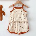 thumbnail image 2 of HCNTES Girls Toddler Baby Summer Clothes 3 6 12 18 Months 2T 3T 4T 5T Girls Outfits Sleeveless Tank Top and Shorts Set 4th of July Outfits for Girls, 2 of 7