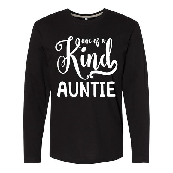 Inktastic Gift for Aunts | One of a Kind Auntie (white) Long Sleeve T-Shirt