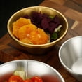 thumbnail image 3 of Cooking Ice Cream Creative Salad V-Shaped Bowl Plate Tableware Dinnerware SILVER 12CM, 3 of 8