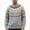Gray, variant on THNCYX Crew Neck Jacquard Knit Sweater Soft Casual Long Sleeve Pullover For Everyday Layering And Comfort Wear Piece For Men M-3XL