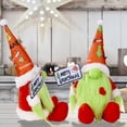 thumbnail image 4 of Jouet en Peluche Grinch Assis Vert, 4 of 6