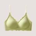 thumbnail image 2 of Zpanxa Seamless T Shirt Bra for Women Wireless Solid Color Breathable Lightly Lined No Show Bra Smoothing Light Push Up Everyday Comfort, 2 of 6
