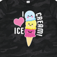 thumbnail image 4 of Inktastic I Love Ice Cream with Cute Ice Cream Cone Boys or Girls Toddler T-Shirt, 4 of 5