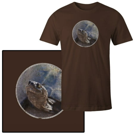 - Men's Smiling Turtle Photograph Terrapin T-Shirt