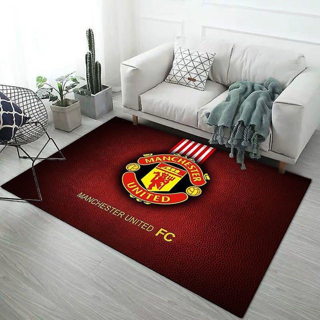 Vintage Carpets Soccer Club Soft Non Slip High Water Absorption Rug For Study Room-week