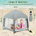 thumbnail image 3 of Playpen Zooawa Pop Up para bebé con parasoles y fundas UV, 3 of 9