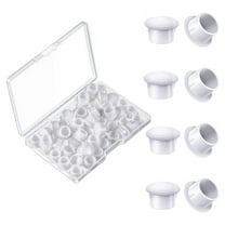 50 Pieces 10mm (3/8 Inch) Plastic Plugs for Hole Plugs Screw Hole Plugs for Door Screw y3303