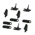 thumbnail image 2 of 10 Pack Heavy Duty Locking Handles for Awnings, Bungee Cord Clips, Snap Hangers, Black, 2 of 8