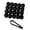 Black, variant on 20 Pcs Plastic Car Wheel Nut Lug Covers, 17mm Inner Hex Width Car Wheel Bolt Dust Cap with Removal Clip