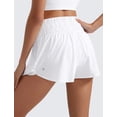 thumbnail image 2 of Shorts CRZ YOGA con Falda Superpuesta, Bolsillo con Cierre, Blanco, Talle L, 2 of 5
