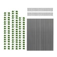 thumbnail image 3 of Dualoai Garden Hoops for Raised Beds Fiberglass Frame Plant Hoops Garden Arch Greenhouse 60pcs, 3 of 9