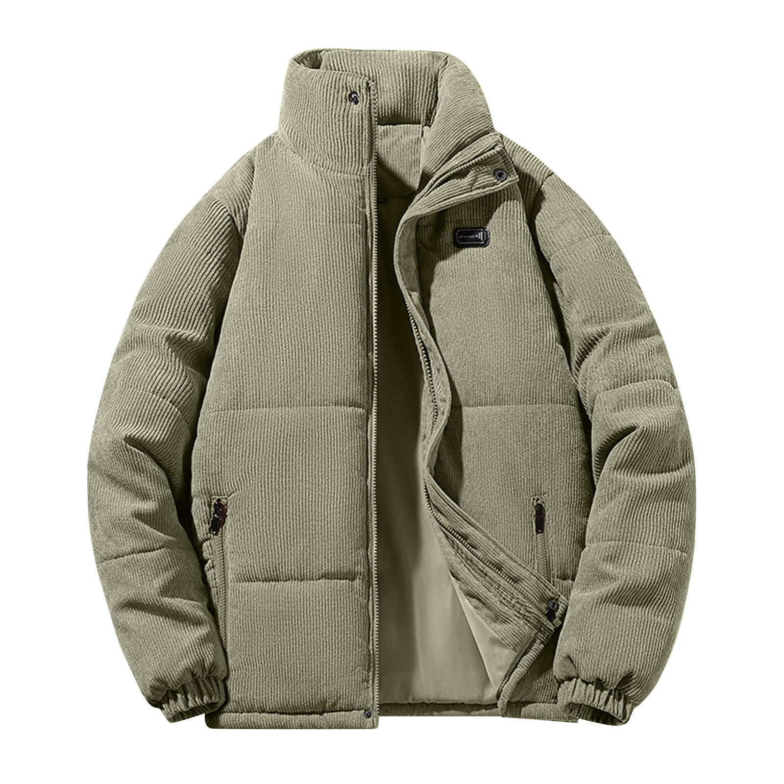 a*i様 ollun corduroy padded outer Oulivey Womens Winter