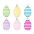 thumbnail image 2 of Vintage Style Easter Eggs Set, 6Pcs Traditional Decorative Eggs for Easter, Holiday, Home Decor - Pysanki Fake Eggs (Medium) 2.36inch, 2 of 6