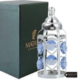thumbnail image 2 of Matashi  Home Decorative Tabletop Showpiece Silver Plated Crystal Studded Baby Bottle Ornament with Light Blue Crystals, 2 of 5