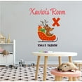 thumbnail image 1 of ALPHABET - Easy To Apply Home Nursery Multicolored Xmas Sleigh Reindeer Décor Customized Name Lettering Art Design Vinyl Wall Decal Sticker - Kids Bedroom Letter X Alphabet Wall Decoration 27" x 30", 1 of 3