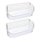 thumbnail image 2 of 2 piezas de estante para puerta de refrigerador, organizador para refrigerador, contenedor de almacenamiento transparente, cajones de nevera para, 2 of 9