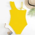thumbnail image 5 of REDARER Girls One-Shoulder Ruffle One-Piece Swimsuit UPF 50+,11-12 Years, 5 of 5