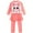 Pink, variant on Aihuaihua Girls Flotation Swimwear UPF 50 Long Sleeve Rash Guard Swimsuit with Pants 2 Piece Bathing Suit for Toddler and Kids