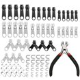 thumbnail image 1 of 85Pcs Zipper Repair Kit Zip Slider Universal Zippers Replacement Jacket Clothes Bag Tent Fix Plier, 1 of 5