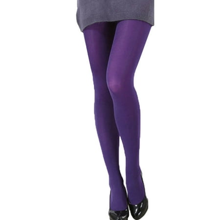 

Sunisery Women Candy Colors Opaque Footed Tights Pantyhose