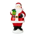 LED Tabletop Red and White Santa Blow Mold Christmas Decoration, 11 in