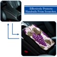 thumbnail image 5 of Grape Soft Comfortable Furry Printed Car Armrest Mat Armrest Cover Car Armrest Pad Armrest Accessories 12.5x8.2 Inch, 5 of 6