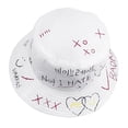 thumbnail image 3 of Sombrero unisex Salvador de Graffiti informal de pesca blanco, 3 of 9