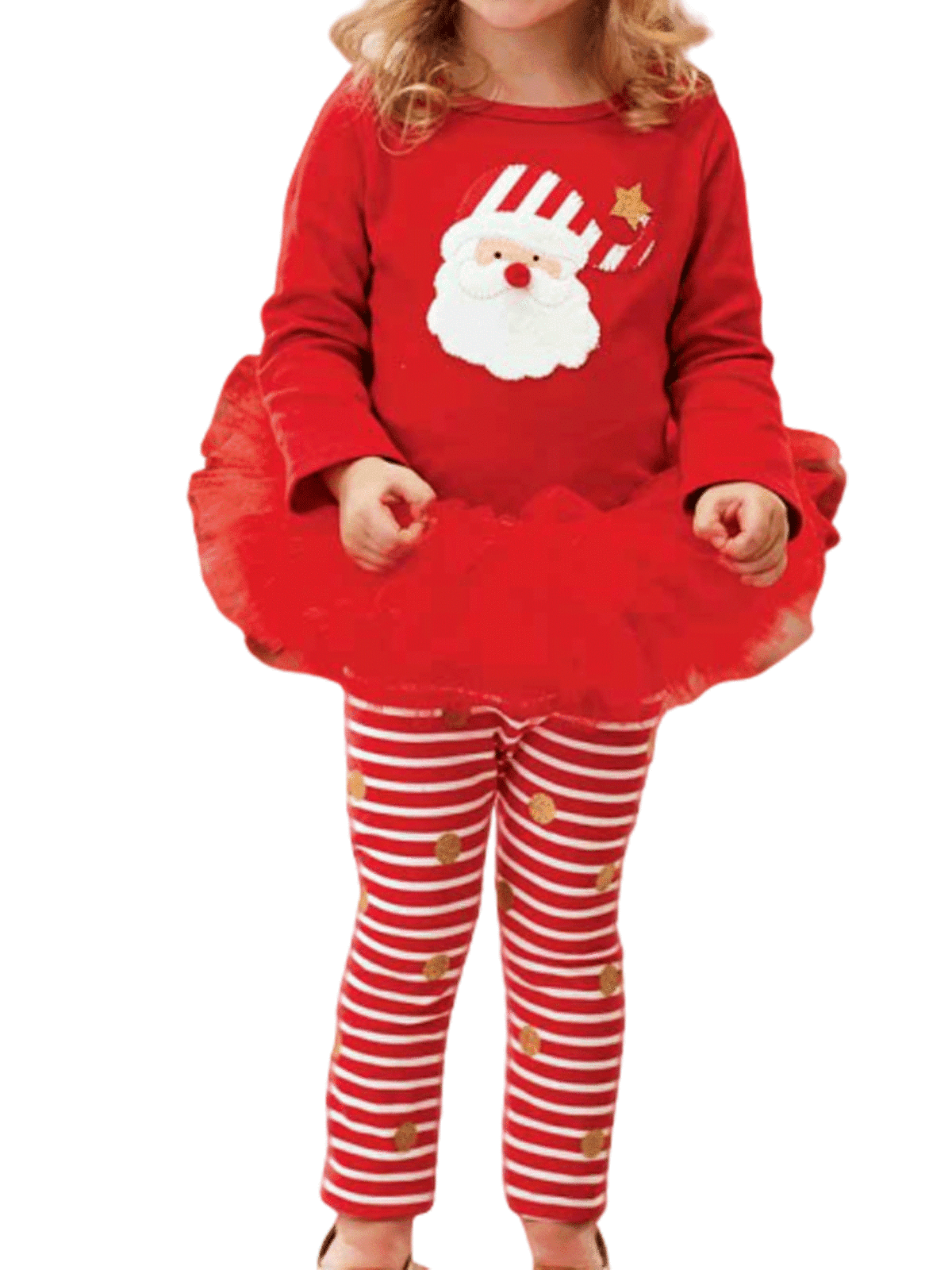 Multitrust Multitrust New Christmas X Mas Infant Baby Girls Top Dress Skirt Outfits Clothes Gift Set Walmart Com Walmart Com