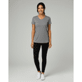 thumbnail image 4 of Real Essentials 5 Pack: Women's Dry Fit Short Sleeve V Neck Workout Top - Fitness Gym Athletic Yoga T-Shirt (Plus Available), 4 of 4