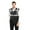 Black, variant on GOGO 5 Pockets High Visibility Safety Vest with Reflective Strips, Working Uniform Vest-Blue-XL