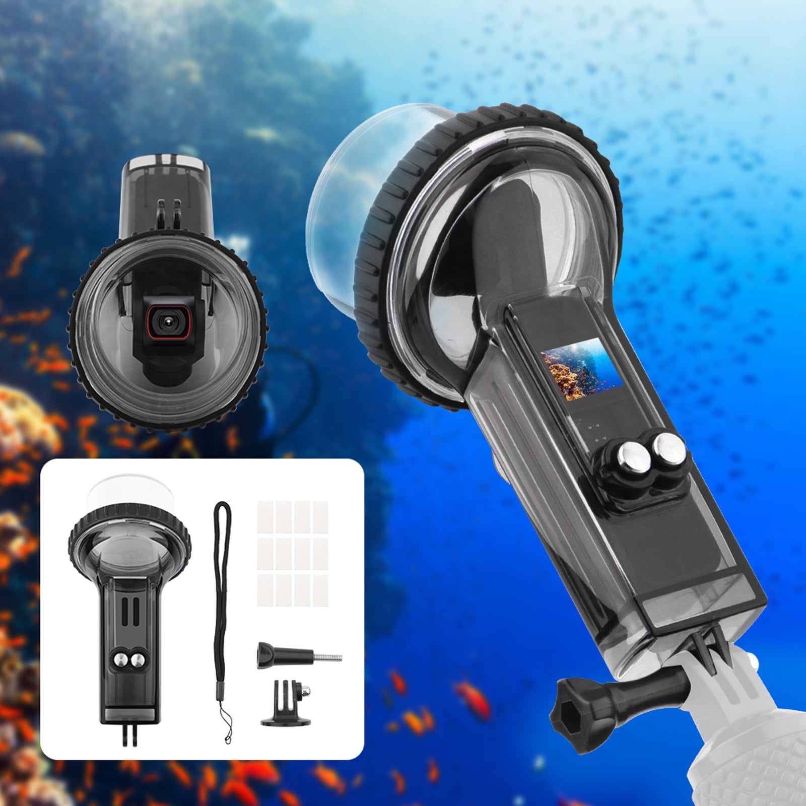 Case Underwater compitable with osmo Diving Stabilizer for Housing