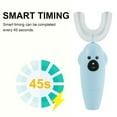 thumbnail image 4 of LochimuU Shape Electric Toothbrush 360° Automatic Kids Tooth Cleaner Waterproof Battery Powered Yellow, 4 of 6