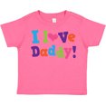 thumbnail image 3 of Inktastic I Love Daddy Girls Girls Toddler T-Shirt, 3 of 5