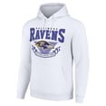 thumbnail image 2 of Men's Starter White Baltimore Ravens -80s Inspired Pullover Hoodie, 2 of 3