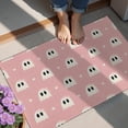 thumbnail image 4 of Pink Halloween Ghosts Door Rugs,Washable Non Slip Door Mats Indoor,Decorative Door Mats,Entry Mat Indoor for Entrance,Bedroom,Kitchen,Bathroom,20"x32", 4 of 6