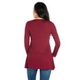 thumbnail image 3 of Women's Long Sleeve Scoop Neck Tunic Top, 3 of 4