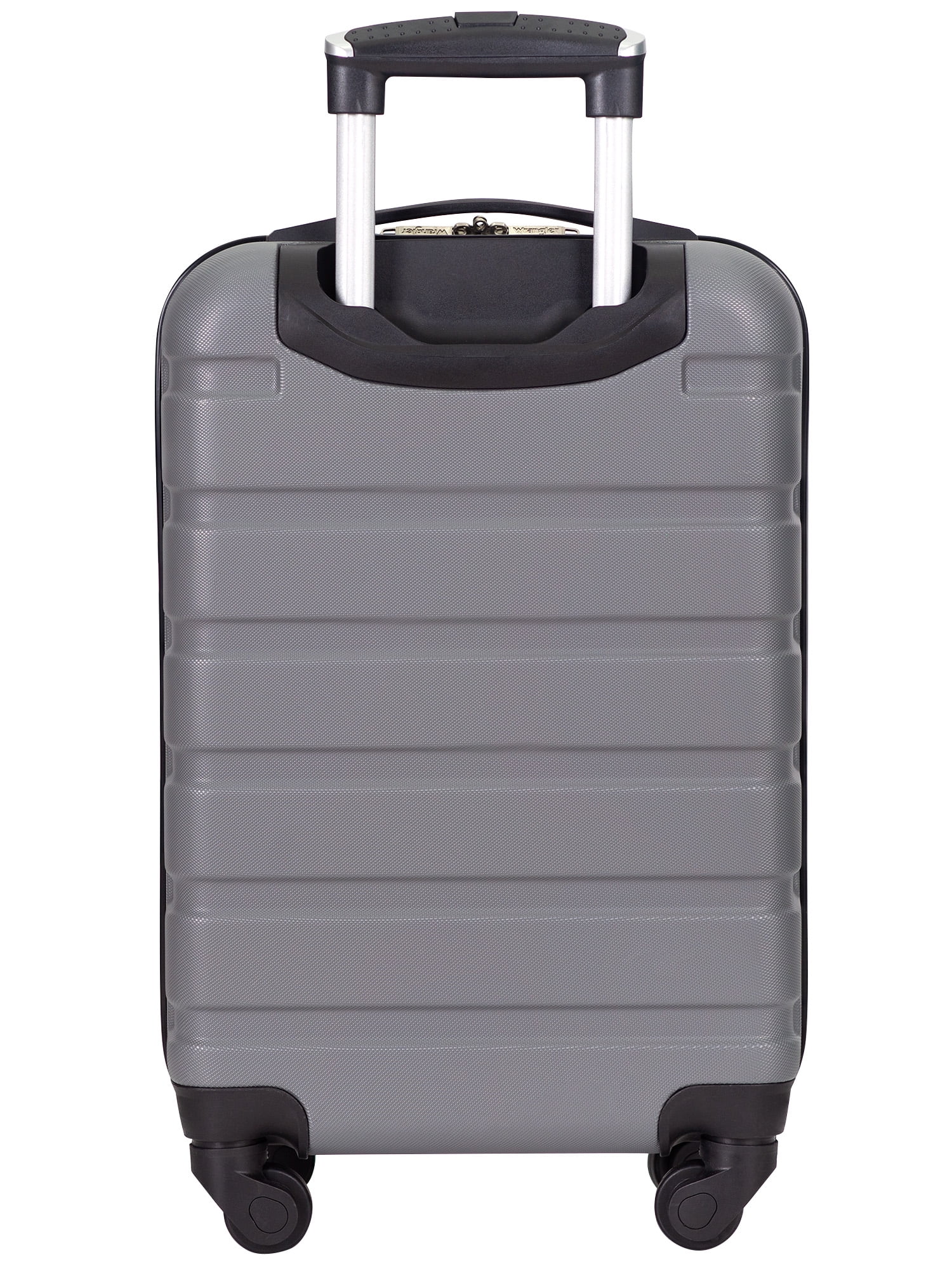 Wrangler 20” Carry-On Rolling Hardside Spinner Luggage Grey 