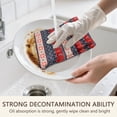 thumbnail image 5 of 2 Pcs Funny Kitchen Towels,Red and Blue Christmas Knitted Pattern Microfiber Dish Towels,Kitchen Tea Towels,Kitchen Towel Set (18" X 26"), 5 of 7