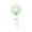 Green, variant on Mini Handheld Rechargeable Fan Portable Personal USB Fan with Three Adjustable Speeds to 3 Hours Battery Life for Indoor Outdoor Use