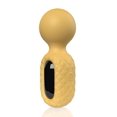 thumbnail image 1 of Screaming O Rebound Rechargeable Silicone Compact Power Personal Massage Wand, Bumblee, 1 of 6