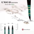 thumbnail image 6 of Borciani e Bonazzi Infinito Synthetic Mini Quill Watercolor Brush Series 855 - Set of 3, Patented Hidro Hair - Watercolor Art Brushes - Non-Slip, Anti-Roll Handle - Handcrafted in Italy, 6 of 7